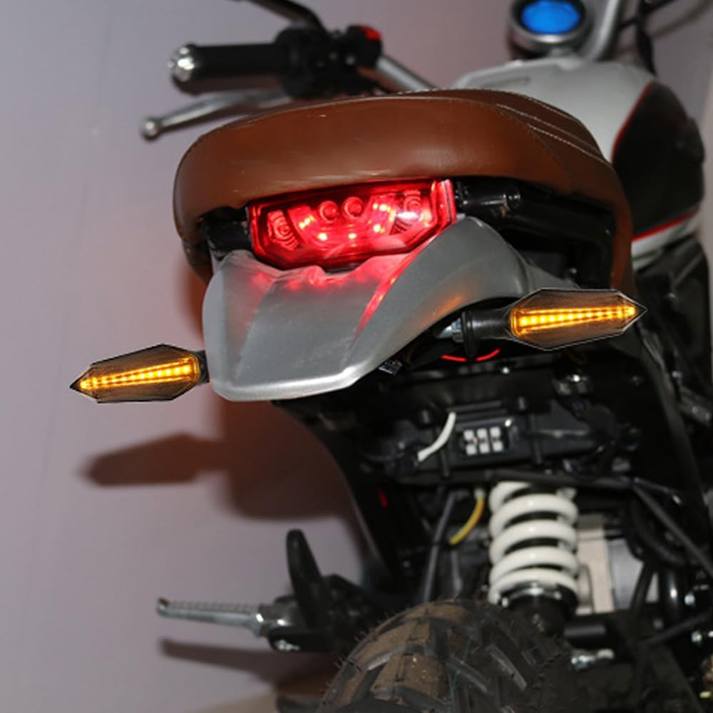 * 2Pcs Turn  Signals Flowing LED For: Xpro X24 / Xpro Roadster 250 / Vitacci GTX 250 / Vitacci Titan 250 / Vitacci XMT 250 / Venom Superbike / Venom X22r Max / Boom Bd250 / Italica Krypto