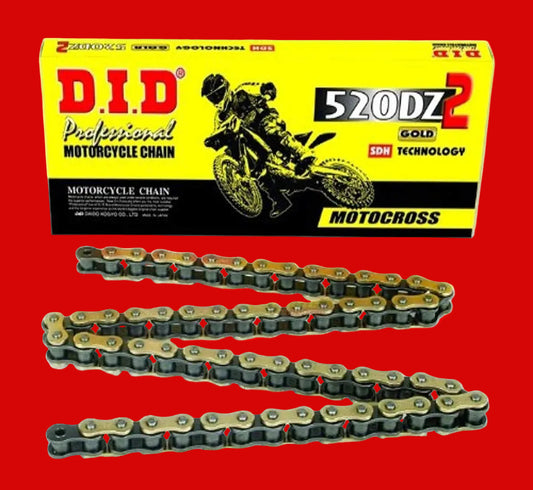 * DID Gold High Performance Series Chain  For: Xpro X24 / Xpro Roadster 250 / Vitacci GTX 250 / Vitacci Titan 250 / Venom Superbike / Venom X22r Max / Boom Bd250 / Italica Krypto
