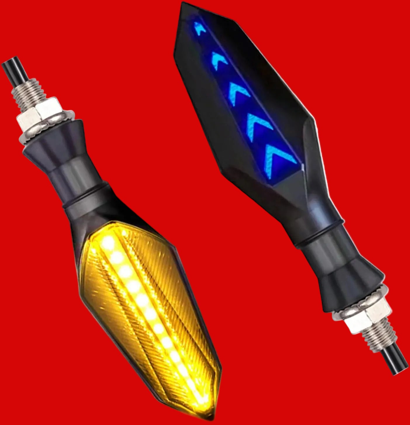 * 2Pcs Turn  Signals Flowing LED For: Xpro X24 / Xpro Roadster 250 / Vitacci GTX 250 / Vitacci Titan 250 / Vitacci XMT 250 / Venom Superbike / Venom X22r Max / Boom Bd250 / Italica Krypto