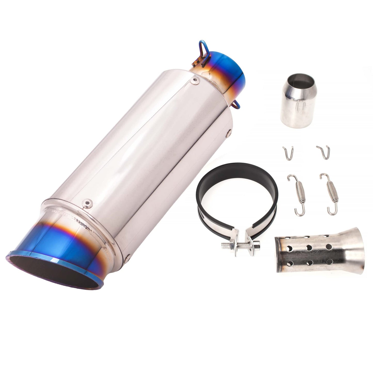 * Slip on Exhaust  with Silencer  For: Xpro X24 / Xpro Roadster 250 / Vitacci GTX 250 / Vitacci Titan 250  / Venom Superbike / Venom X22r Max / Boom Bd250 / Italica Krypto