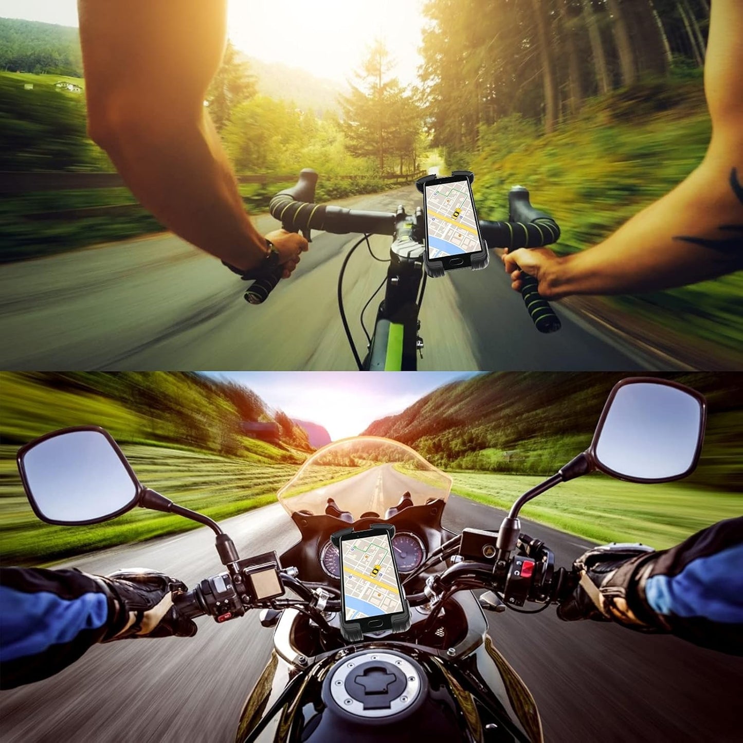 * Motorcycle Phone Holder Mount