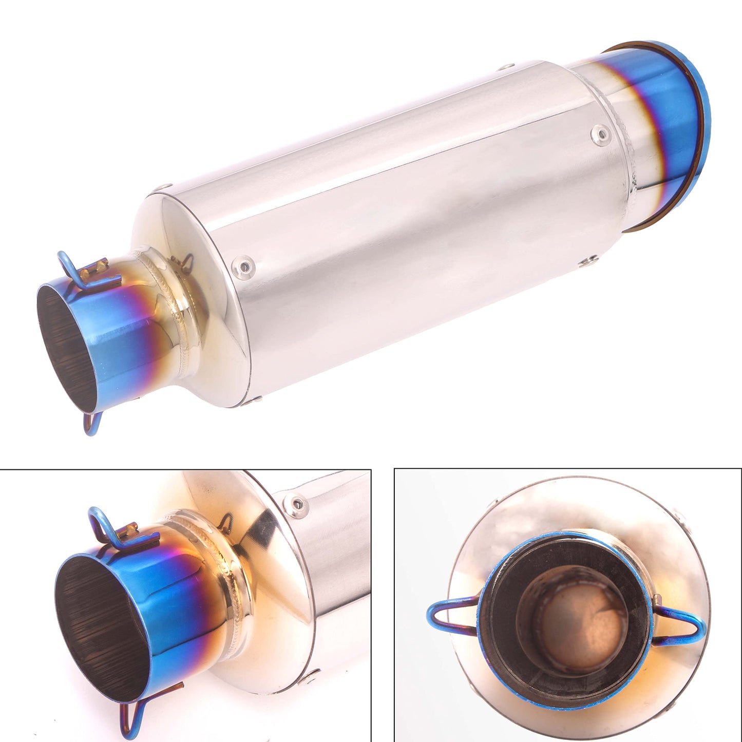 * Slip on Exhaust  with Silencer  For: Xpro X24 / Xpro Roadster 250 / Vitacci GTX 250 / Vitacci Titan 250  / Venom Superbike / Venom X22r Max / Boom Bd250 / Italica Krypto