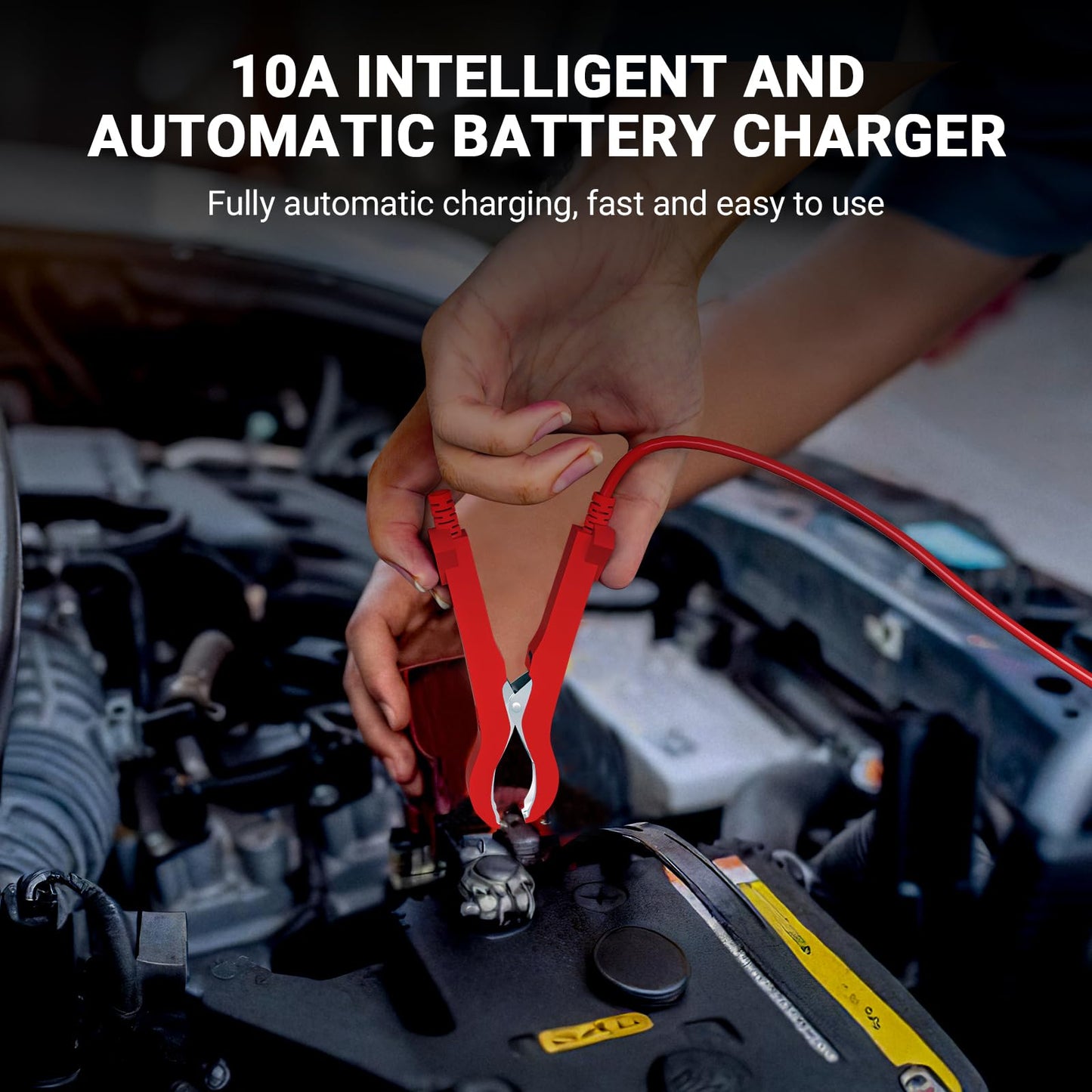 * Battery Charger 10A 12V Fully Automatic Smart Battery Charger with LCD Display