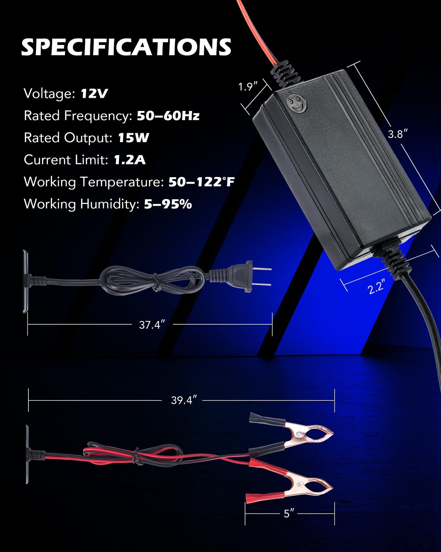 12V Battery Tender Maintainer