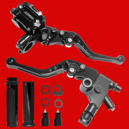 * CNC Levers and Grips Bundle For :  Xpro X24 / Xpro Roadster 250 / Vitacci GTX 250 / Vitacci Titan 250 / Venom Superbike / Venom X22r Max / Boom Bd250 / Italica Krypto
