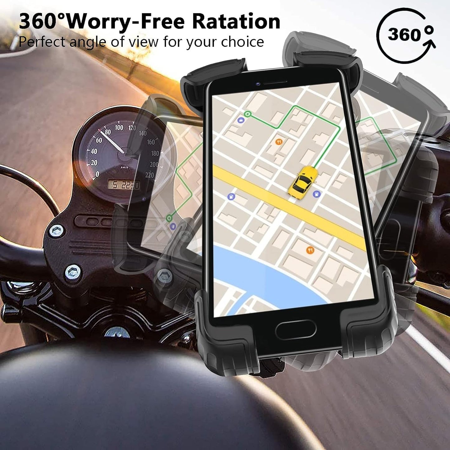 * Motorcycle Phone Holder Mount
