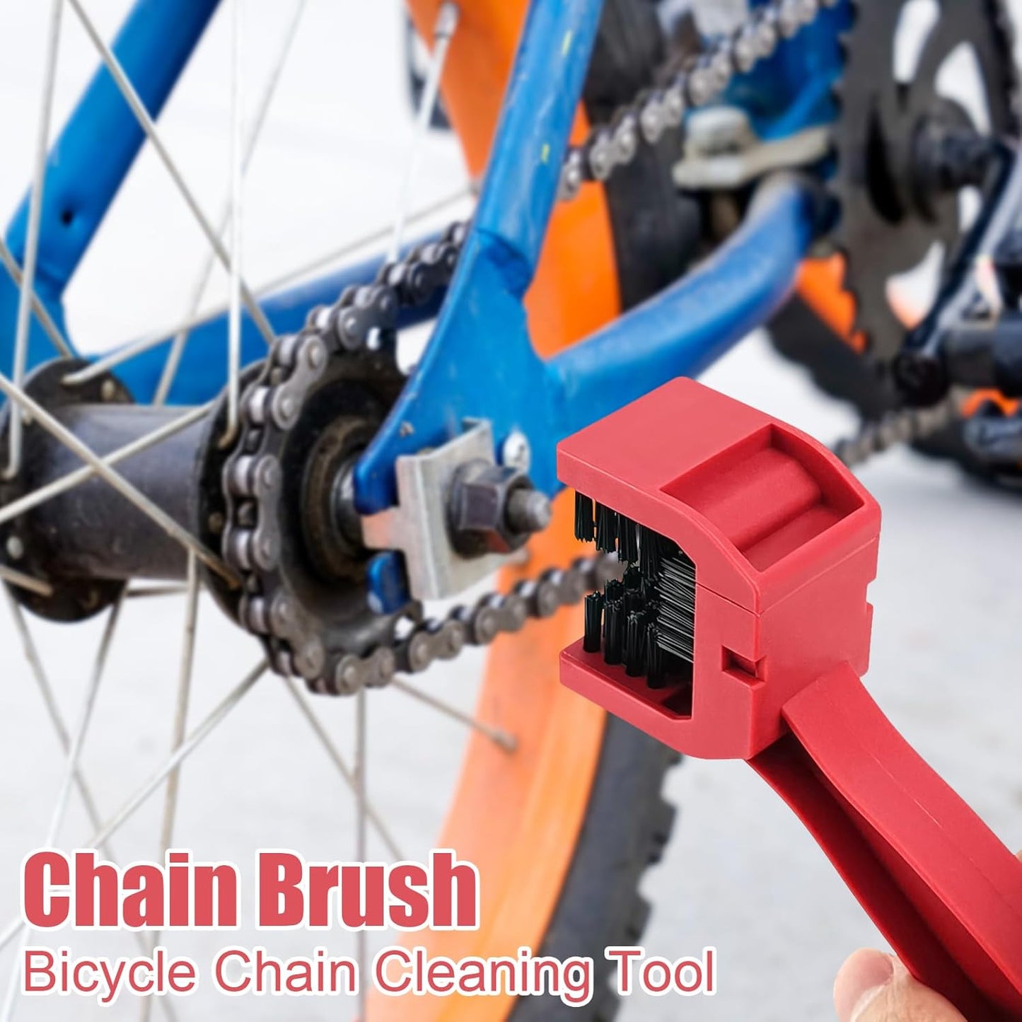 * 5PCS/Set Motorcycle Chain Cleaning Brush