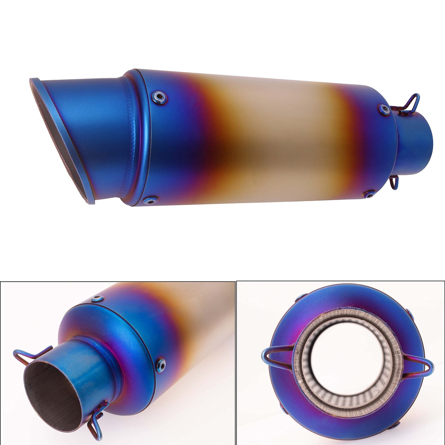 * Slip on Exhaust  with Silencer  For: Xpro X24 / Xpro Roadster 250 / Vitacci GTX 250 / Vitacci Titan 250  / Venom Superbike / Venom X22r Max / Boom Bd250 / Italica Krypto