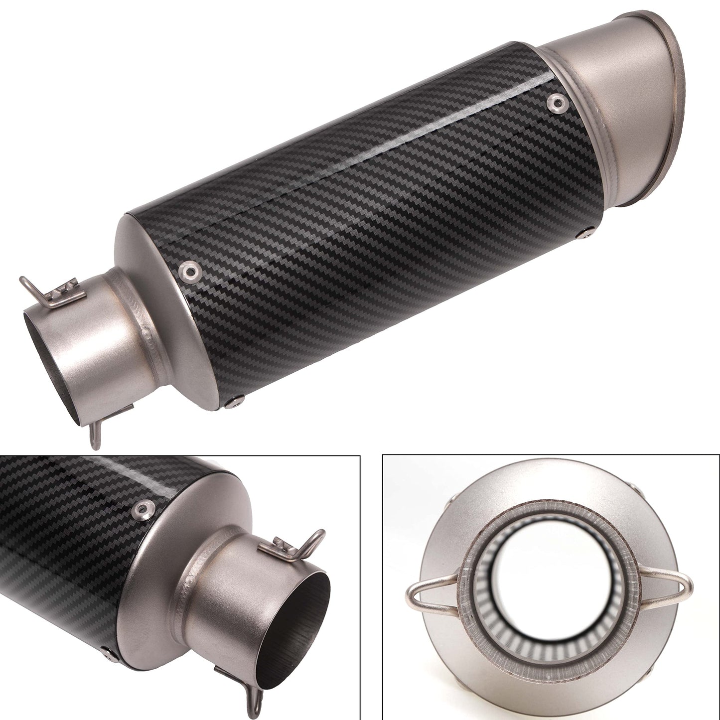 * Slip on Exhaust  with Silencer  For: Xpro X24 / Xpro Roadster 250 / Vitacci GTX 250 / Vitacci Titan 250  / Venom Superbike / Venom X22r Max / Boom Bd250 / Italica Krypto