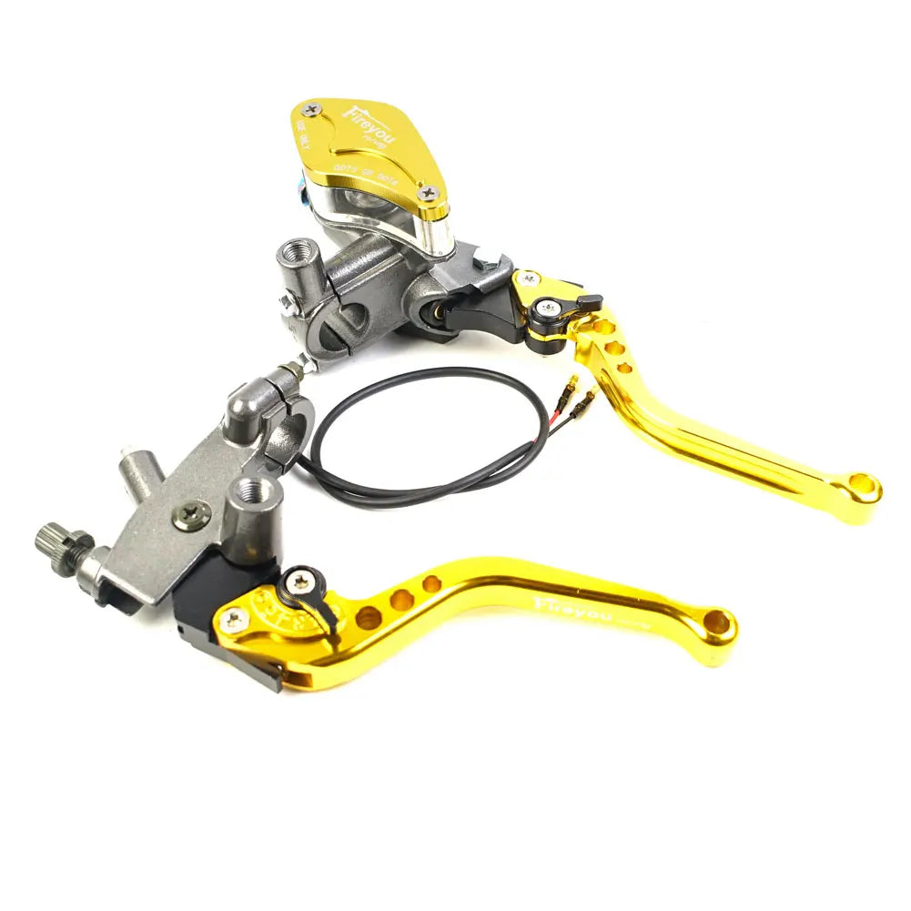 1 Pair 7/8"(22mm) Front Levers Controls Set For: Xpro X24 / Xpro Roadster 250 / Vitacci GTX 250 / Vitacci Titan 250 / Vitacci XMT 250 / Venom Superbike / Venom X22r Max / Boom Bd250 / Italica Krypto