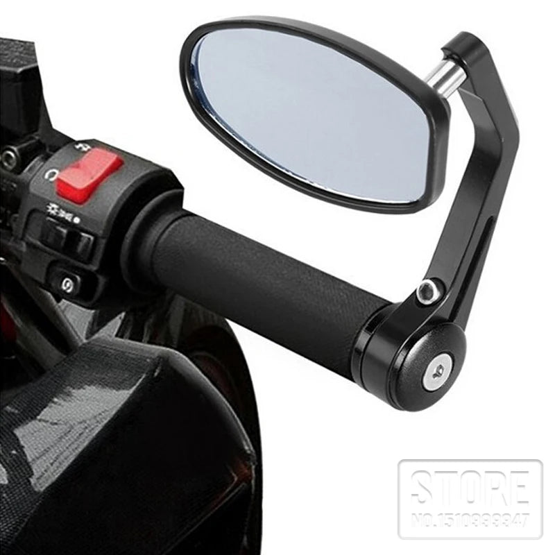 Motorcycle mirrors bar end mirror For : Universal