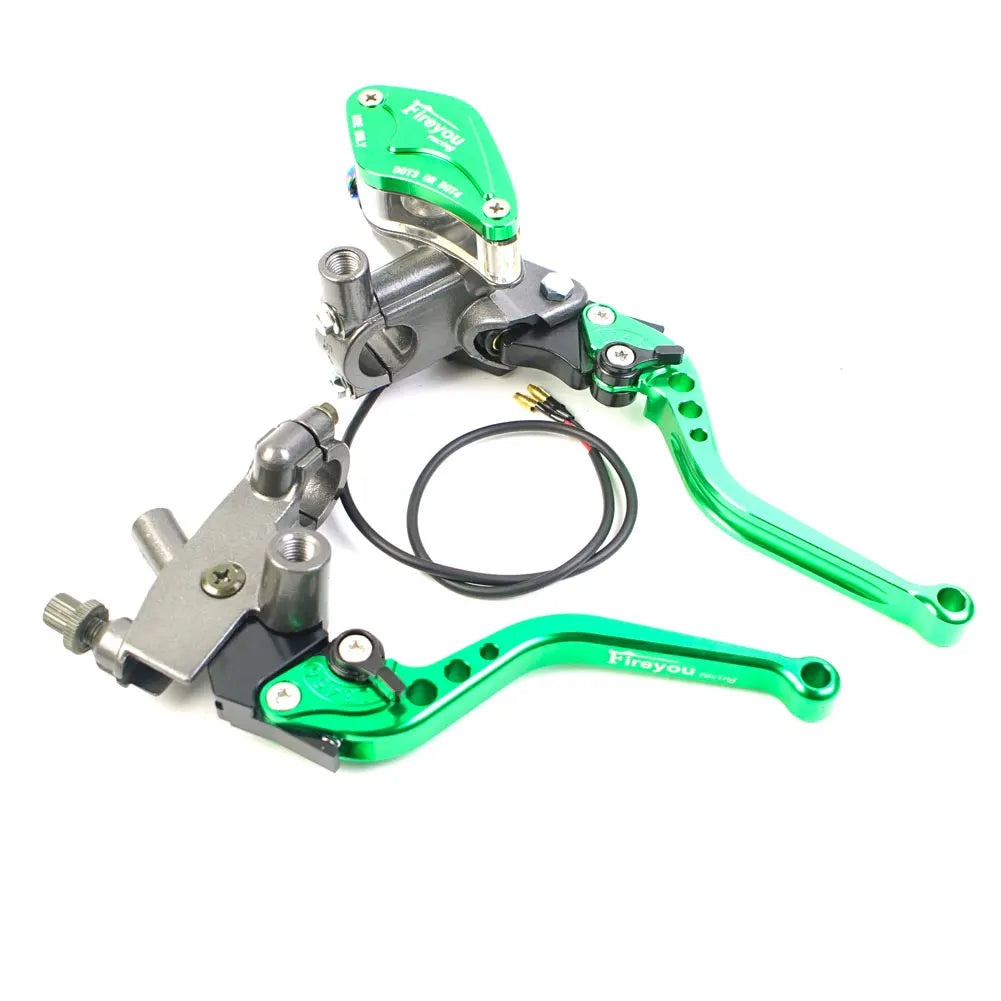 1 Pair 7/8"(22mm) Front Levers Controls Set For: Xpro X24 / Xpro Roadster 250 / Vitacci GTX 250 / Vitacci Titan 250 / Vitacci XMT 250 / Venom Superbike / Venom X22r Max / Boom Bd250 / Italica Krypto