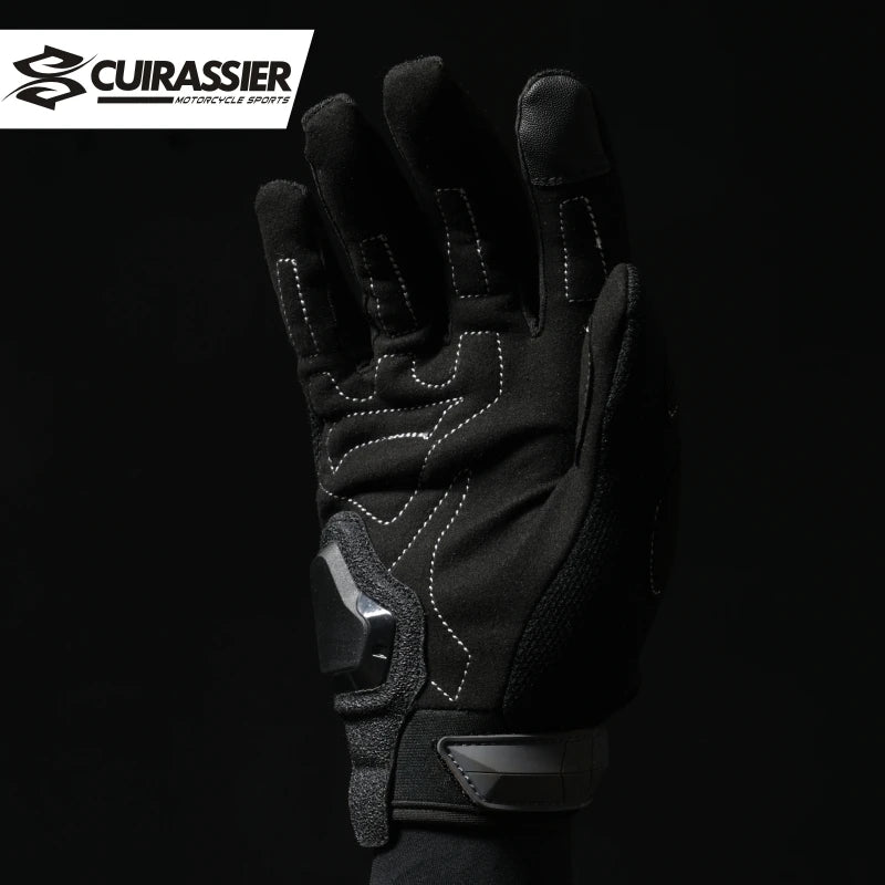 Cuirassier Touchscreen Motorcycle Full Finger Gloves Protective Racing