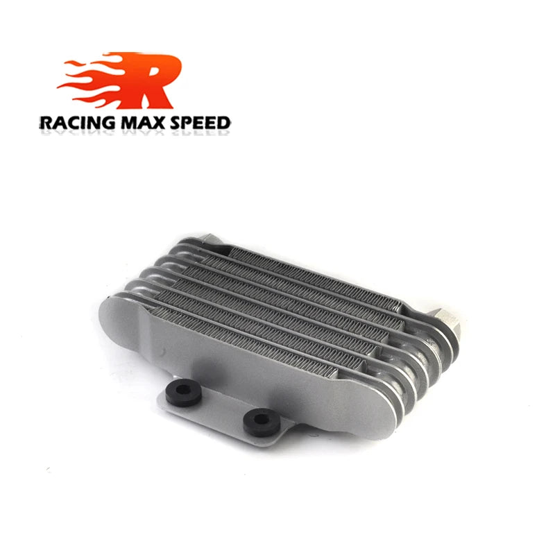 High Quality Universal Motorcycle oil cooler 190 mm 6 row silver&black for 100CC-250CC