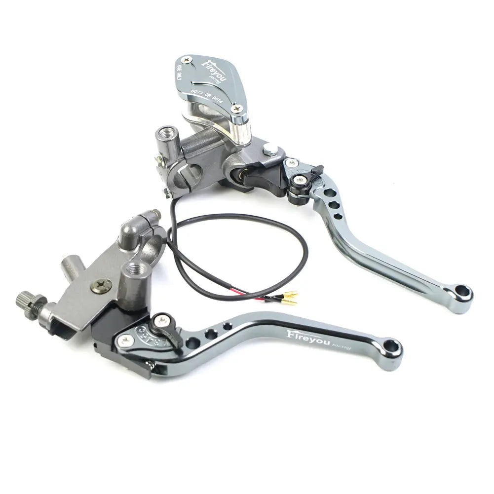 1 Pair 7/8"(22mm) Front Levers Controls Set For: Xpro X24 / Xpro Roadster 250 / Vitacci GTX 250 / Vitacci Titan 250 / Vitacci XMT 250 / Venom Superbike / Venom X22r Max / Boom Bd250 / Italica Krypto
