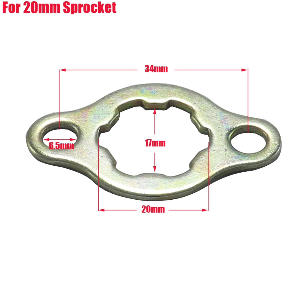 3x Front Sprocket Retainer Plate Lock  For: Xpro X24 / Xpro Roadster 250 / Vitacci GTX 250 / Vittacci Titan 250 / Vittacci XMT 250/ Venom Superbike / Venom X22r Max / Boom Bd250 / cb250d / 165fmm