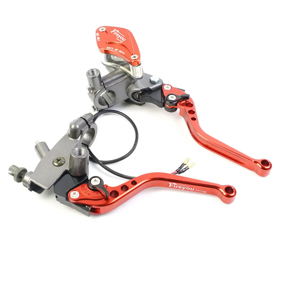 1 Pair 7/8"(22mm) Front Levers Controls Set For: Xpro X24 / Xpro Roadster 250 / Vitacci GTX 250 / Vitacci Titan 250 / Vitacci XMT 250 / Venom Superbike / Venom X22r Max / Boom Bd250 / Italica Krypto