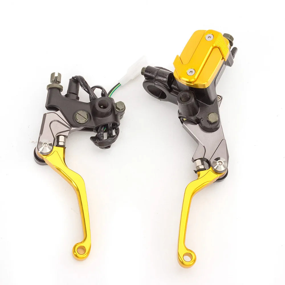 FXCNC Master Cylinder Brake and Clutch Lever set For: Xpro X24 / Xpro Roadster 250 / Vitacci GTX 250 / Vitacci Titan 250 / Vitacci XMT 250 / Venom Superbike / Venom X22r Max / Boom Bd250 / Italica Krypto