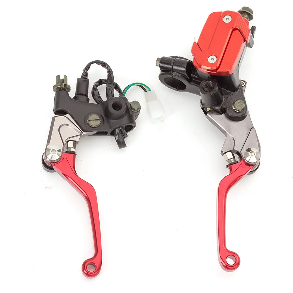 FXCNC Master Cylinder Brake and Clutch Lever set For: Xpro X24 / Xpro Roadster 250 / Vitacci GTX 250 / Vitacci Titan 250 / Vitacci XMT 250 / Venom Superbike / Venom X22r Max / Boom Bd250 / Italica Krypto