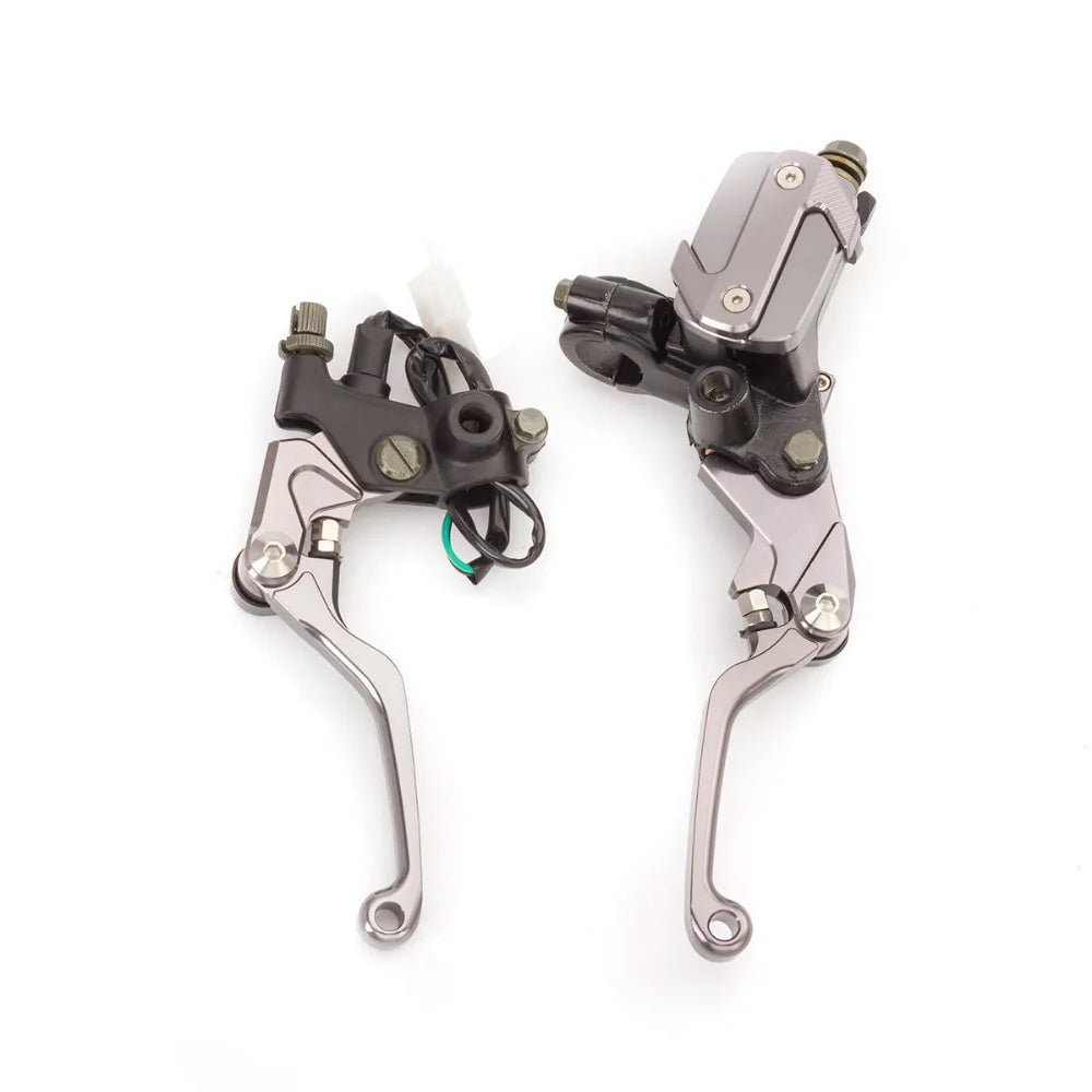 FXCNC Master Cylinder Brake and Clutch Lever set For: Xpro X24 / Xpro Roadster 250 / Vitacci GTX 250 / Vitacci Titan 250 / Vitacci XMT 250 / Venom Superbike / Venom X22r Max / Boom Bd250 / Italica Krypto