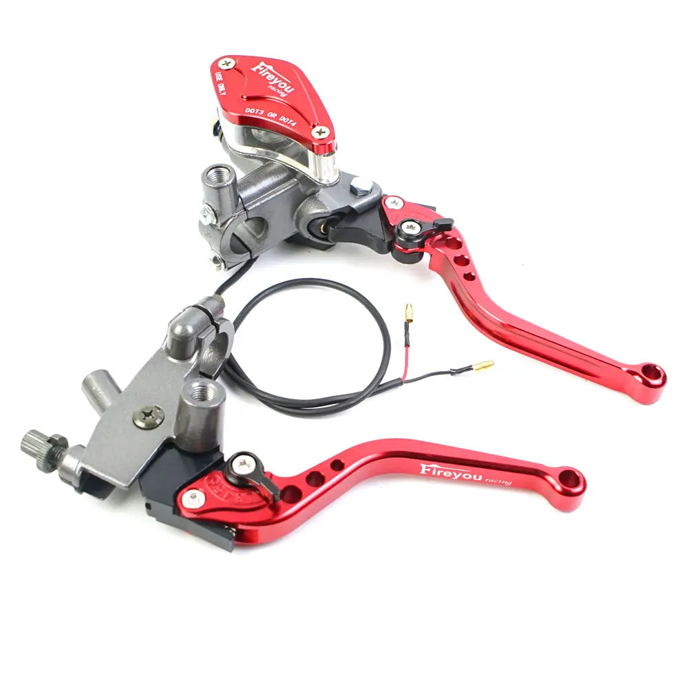 1 Pair 7/8"(22mm) Front Levers Controls Set For: Xpro X24 / Xpro Roadster 250 / Vitacci GTX 250 / Vitacci Titan 250 / Vitacci XMT 250 / Venom Superbike / Venom X22r Max / Boom Bd250 / Italica Krypto