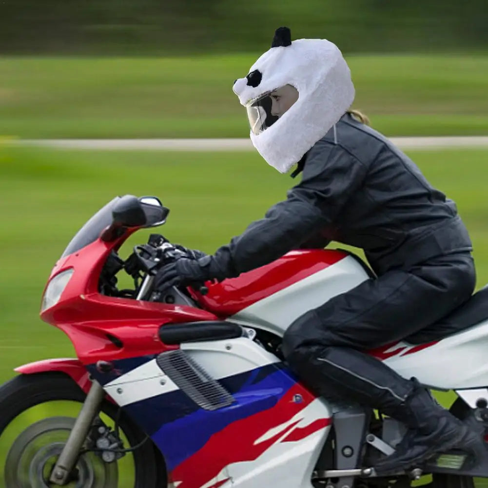 Motorcycle Full Helmet Plush Cover