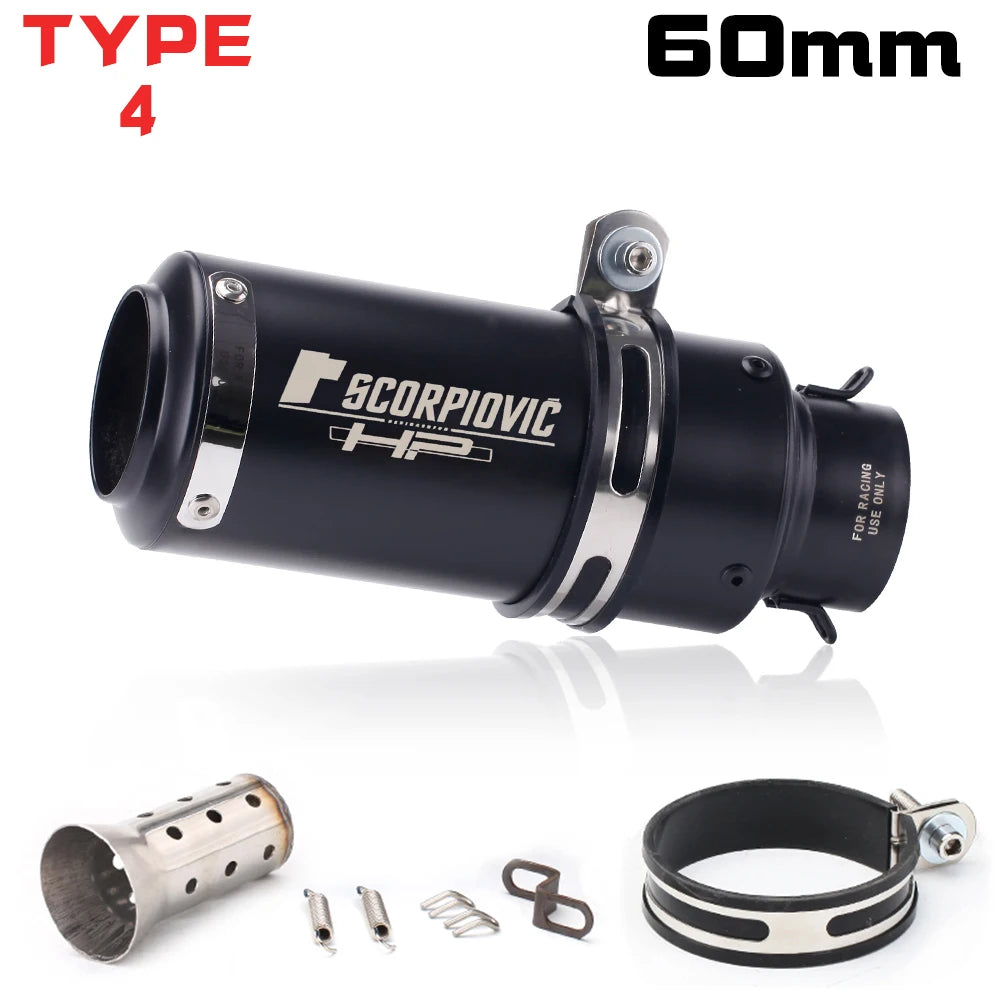51mm slip on exhaust w/db killer For: Xpro X24 / Xpro Roadster 250 / Vitacci GTX 250 / Vitacci Titan 250 / Venom Superbike / Venom X22r Max / Boom Bd250 / Italica Krypto
