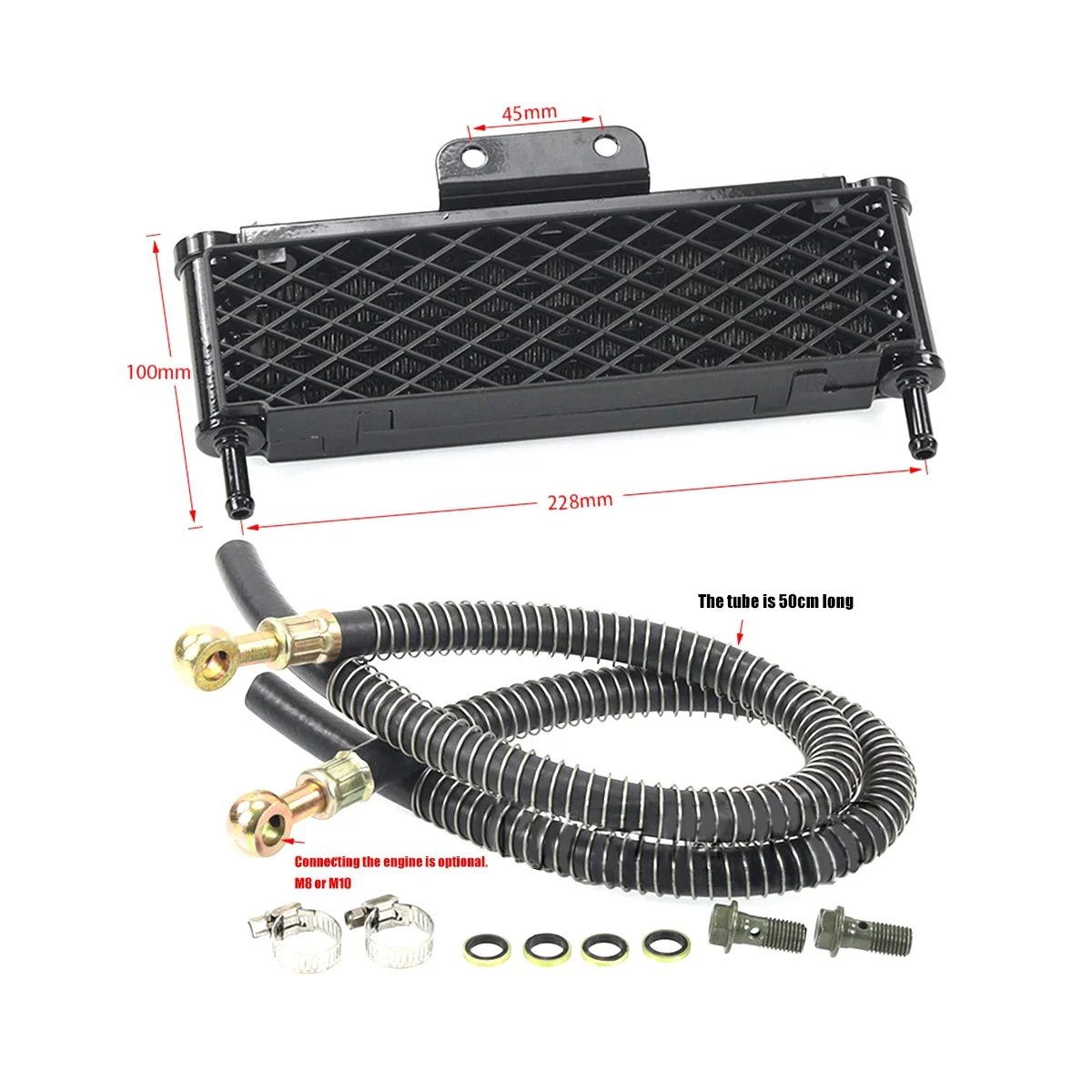 universal Motorcycle Engine Oil Cooler