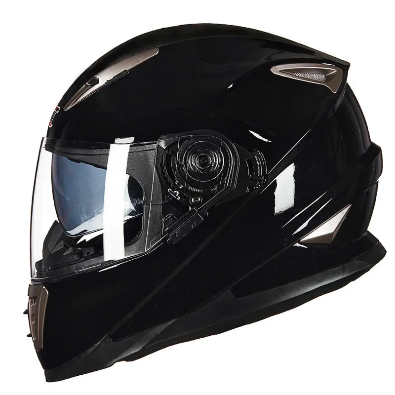 Select a Style - DOT Approved Motorcycle Helmet Full Face Double Lens