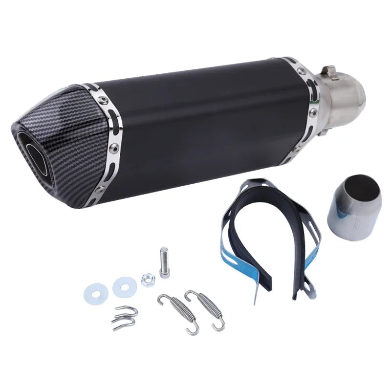 51mm Slip-on Exhaust Muffler w/DB Killer For: Xpro X24 / Xpro Roadster 250 / Vitacci GTX 250 / Vitacci XMT 250/ Venom Superbike / Venom X22r Max / Boom Bd250 / Italica Krypto