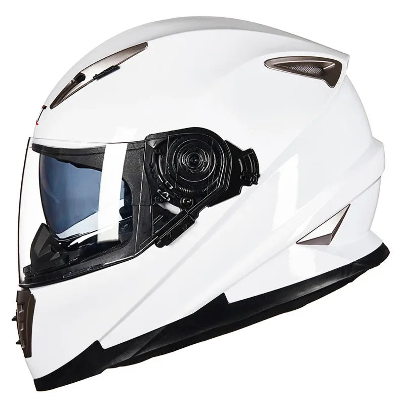 Select a Style - DOT Approved Motorcycle Helmet Full Face Double Lens