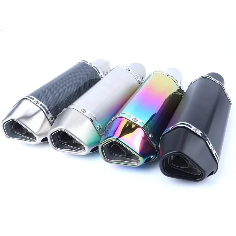 51mm Slip-on Exhaust Muffler w/DB Killer For: Xpro X24 / Xpro Roadster 250 / Vitacci GTX 250 / Vitacci XMT 250/ Venom Superbike / Venom X22r Max / Boom Bd250 / Italica Krypto