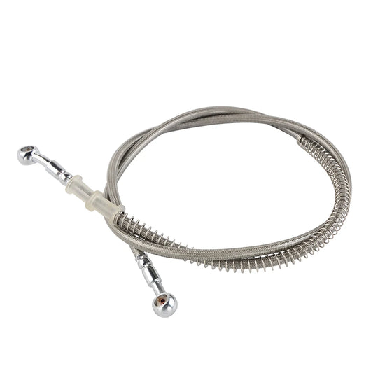 Rear Brake Line Braided Steel For: Xpro X24 / Xpro Roadster 250 / Vitacci GTX 250 / Vitacci Titan 250 / Vitacci XMT 250 / Venom Superbike / Venom X22r Max / Boom Bd250 / Italica Krypto