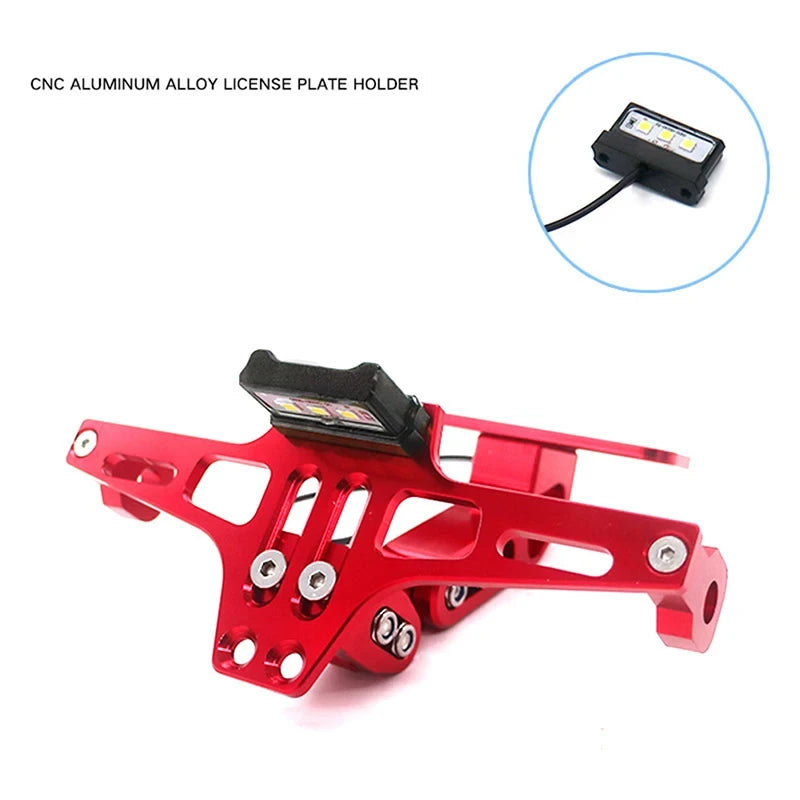 Motorcycle Rear License Plate Mount Holder   For: Xpro X24 / Xpro Roadster 250 / Vitacci GTX 250 / Vitacci Titan 250 / Vitacci XMT 250 / Venom Superbike / Venom X22r Max / Boom Bd250 / Italica Krypto