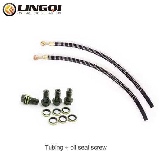 Motorcycle Engine Oil Cooler Hose Assembly Lines For Universal Oil Cooler