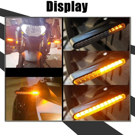 2PCS Motorcycle 12 LED Turn Signals Flowing Light Water   For: Xpro X24 / Xpro Roadster 250 / Vitacci GTX 250 / Vitacci Titan 250 / Vitacci XMT 250 / Venom Superbike / Venom X22r Max / Boom Bd250 / Italica Krypto