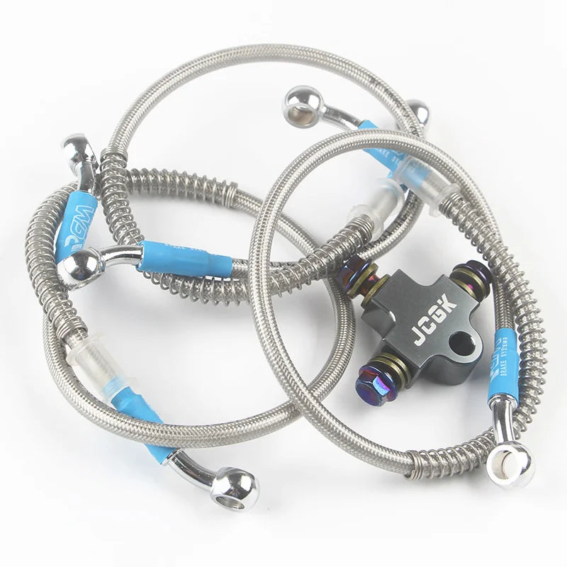 Front Brake Line Assembly Complete Kit For: Xpro X24 / Xpro Roadster 250 / Vitacci GTX 250 / Vitacci Titan 250 / Venom Superbike / Venom X22r Max / Boom Bd250 / Italica Krypto
