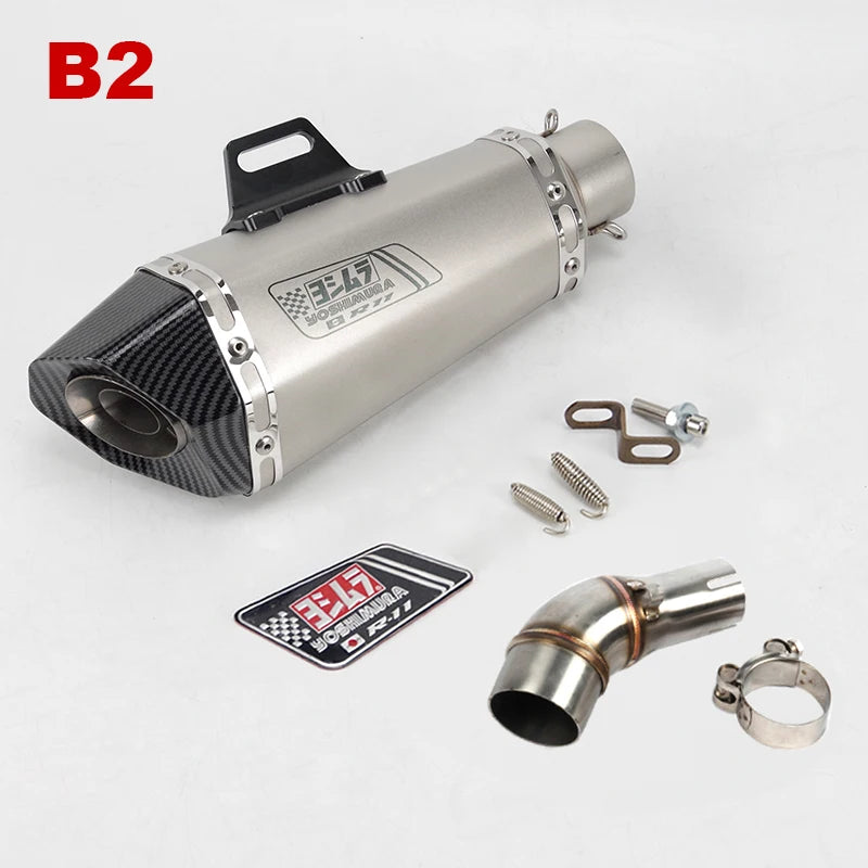 51mm Slip-on Exhaust Muffler w/DB Killer For: Xpro X24 / Xpro Roadster 250 / Vitacci GTX 250 / Vitacci XMT 250/ Venom Superbike / Venom X22r Max / Boom Bd250 / Italica Krypto