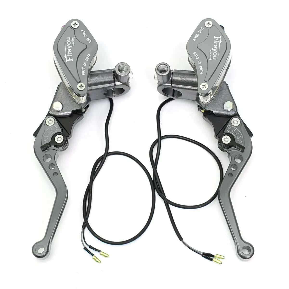 1 Pair 7/8"(22mm) Front Levers Controls Set For: Xpro X24 / Xpro Roadster 250 / Vitacci GTX 250 / Vitacci Titan 250 / Vitacci XMT 250 / Venom Superbike / Venom X22r Max / Boom Bd250 / Italica Krypto