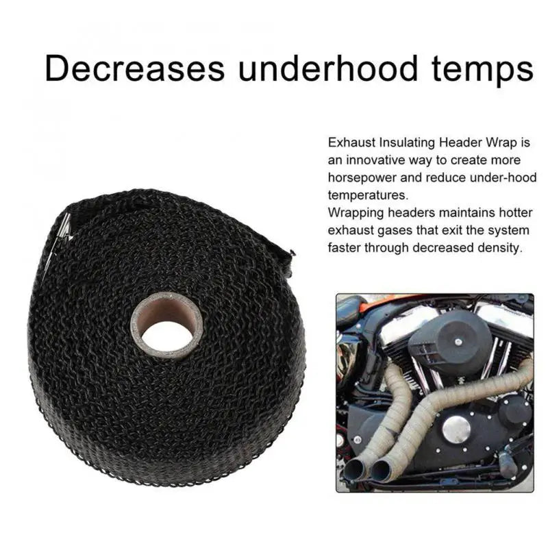 Motorcycle Exhaust Thermal Tape Thermal Wrap