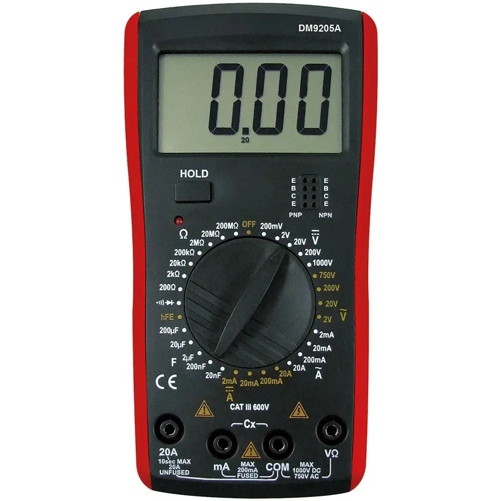 SDKY Digital Multimeter  VC9205N 2000 Counts AC/DC Voltage Current Tester Electrical Test Meter