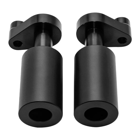 Pair Motorcycle No Cut Frame Sliders Crash Pads  For : Universal