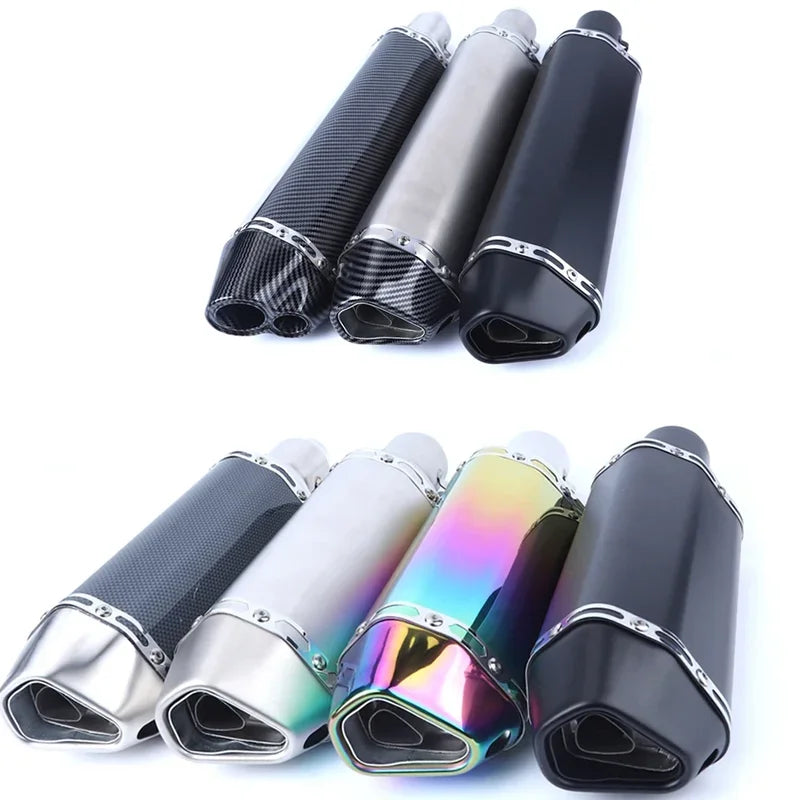 51mm Slip-on Exhaust Muffler w/DB Killer For: Xpro X24 / Xpro Roadster 250 / Vitacci GTX 250 / Vitacci XMT 250/ Venom Superbike / Venom X22r Max / Boom Bd250 / Italica Krypto