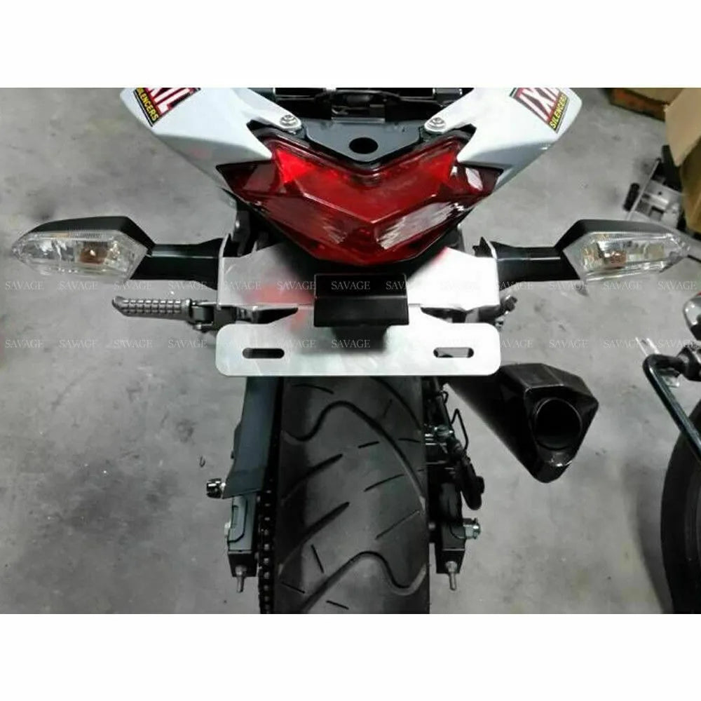 License Plate Holder Bracket Tidy Tail with Lights   For: Xpro X24 / Xpro Roadster 250 / Vitacci GTX 250 / Vitacci Titan 250 / Vitacci XMT 250 / Venom Superbike / Venom X22r Max / Boom Bd250 / Italica Krypto