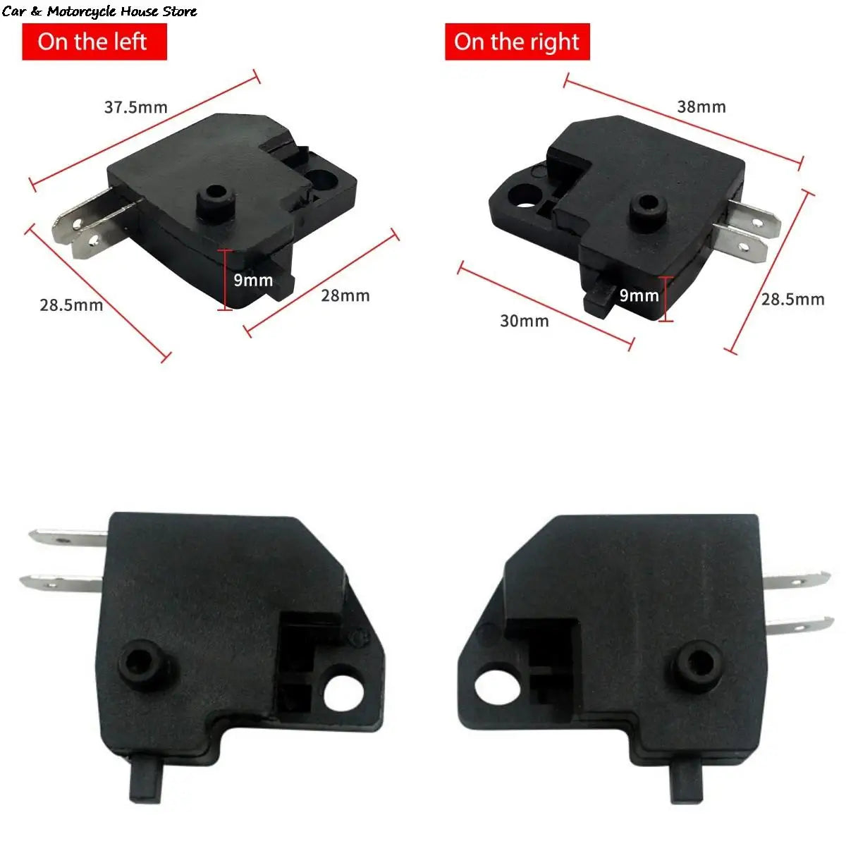 2pcs Replacement Brake Cultch Saftey Switch Sensor   For: Xpro X24 / Xpro Roadster 250 / Vitacci GTX 250 / Vitacci Titan 250 / Vitacci XMT 250 / Venom Superbike / Venom X22r Max / Boom Bd250 / Italica Krypto