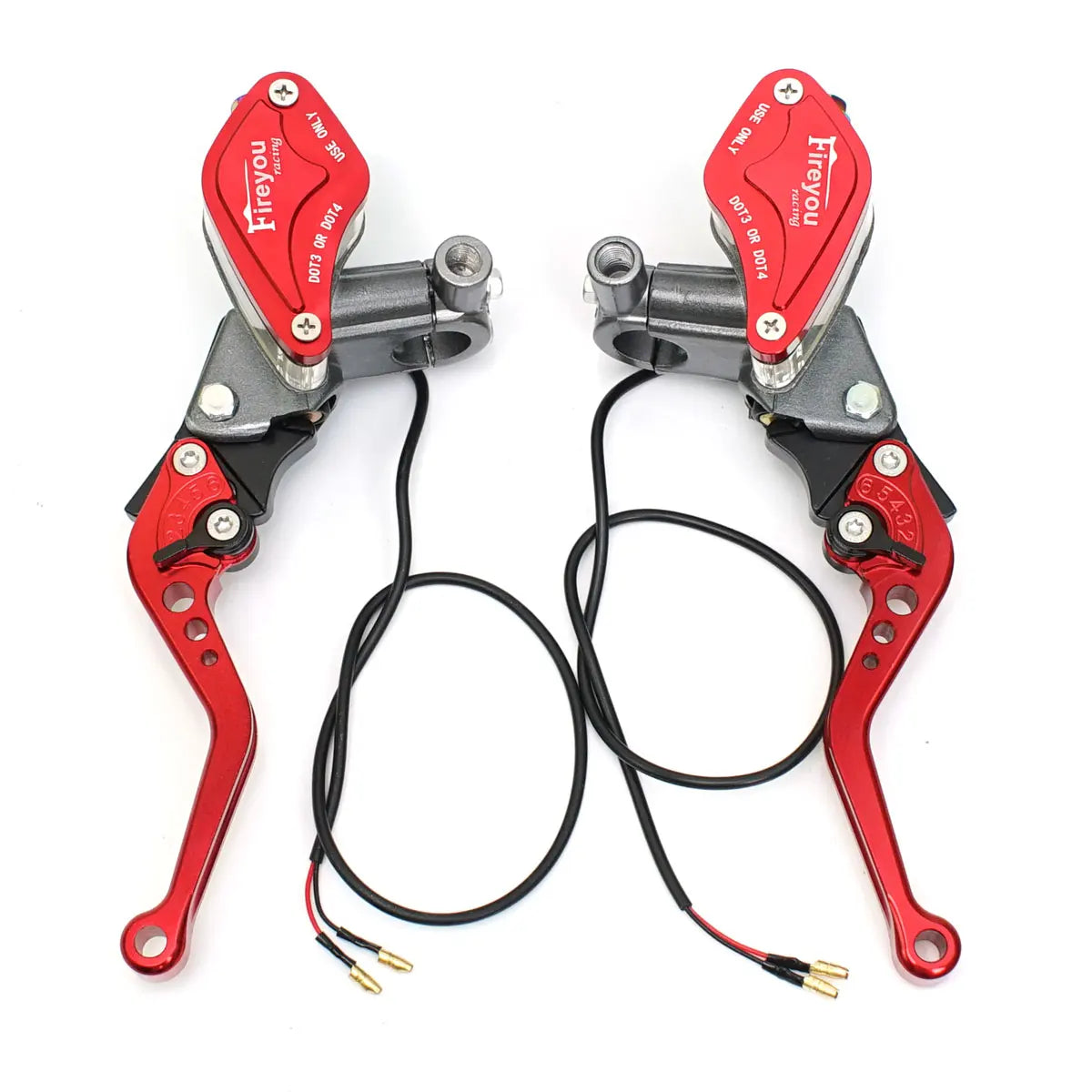 1 Pair 7/8"(22mm) Front Levers Controls Set For: Xpro X24 / Xpro Roadster 250 / Vitacci GTX 250 / Vitacci Titan 250 / Vitacci XMT 250 / Venom Superbike / Venom X22r Max / Boom Bd250 / Italica Krypto