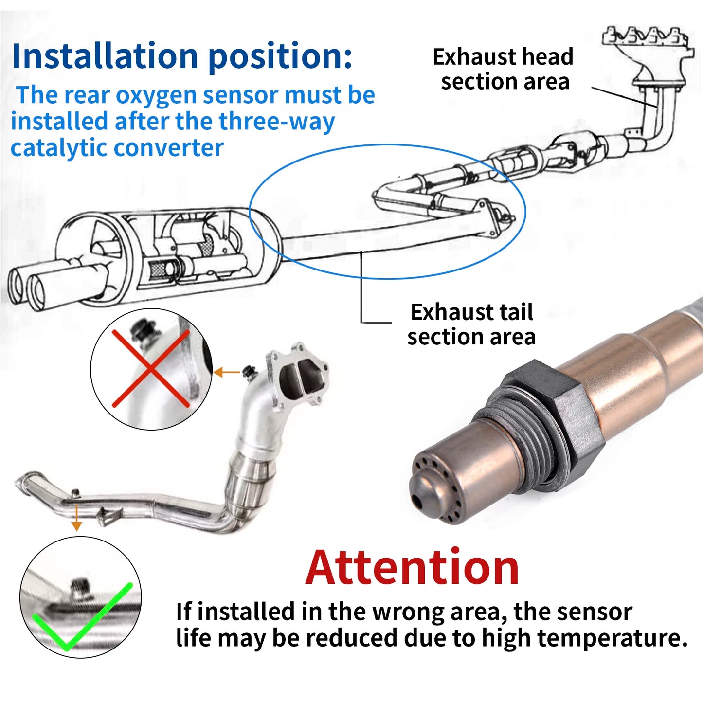 52MM Air Fuel Ratio with Wideband O2 Oxygen Sensor