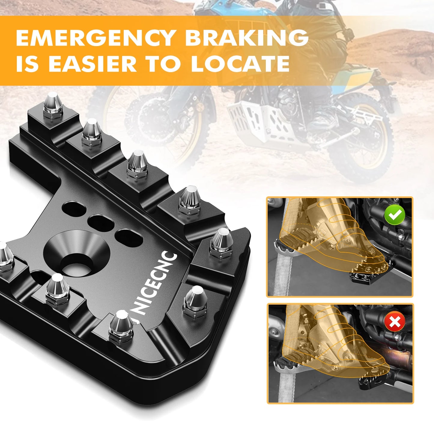 Brake Pedal cover  For: Xpro X24 / Xpro Roadster 250 / Vitacci GTX 250 / Vitacci Titan 250 / Vitacci XMT 250 / Venom Superbike / Venom X22r Max / Boom Bd250 / Italica Krypto