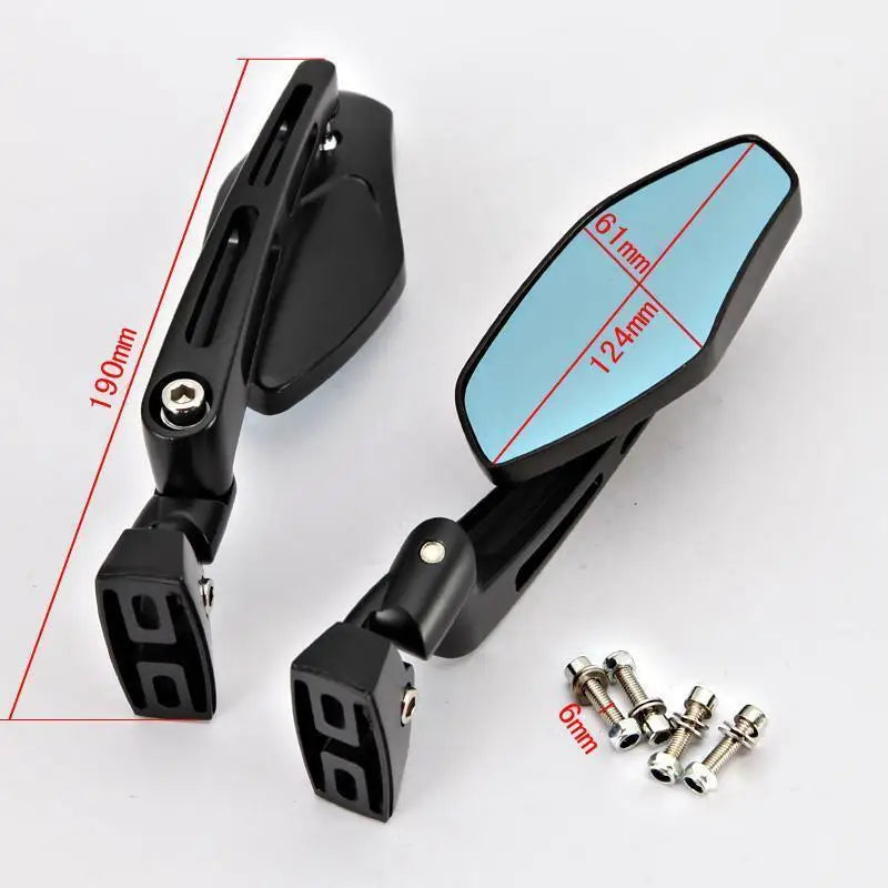 2Pcs Motorcycle Racing Rearview Mirrors For: Xpro X24 / Xpro Roadster 250 / Vitacci GTX 250 / Vitacci Titan 250 / Vitacci XMT 250 / Venom Superbike / Venom X22r Max / Boom Bd250 / Italica Krypto