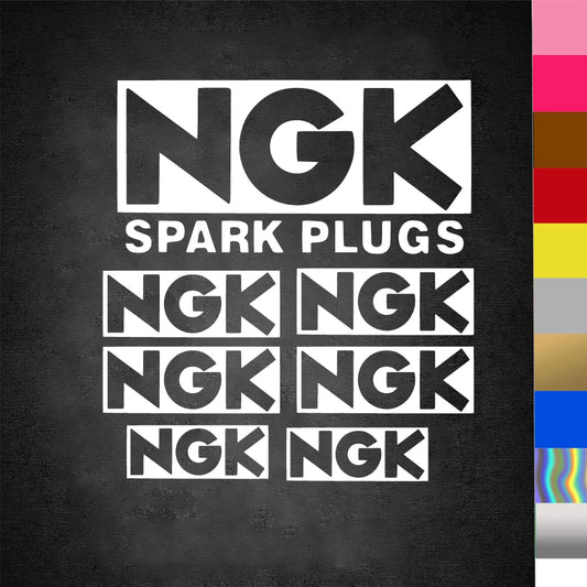 Motorcycle Sponsor Ngk Decals